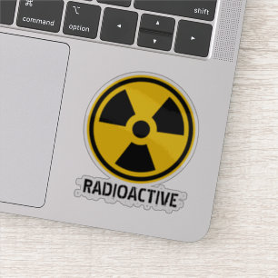 Waarschuwingsradioactiviteit Sticker