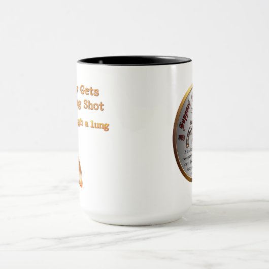 Waarschuwingsschot - 2e wijziging mok (Midden)