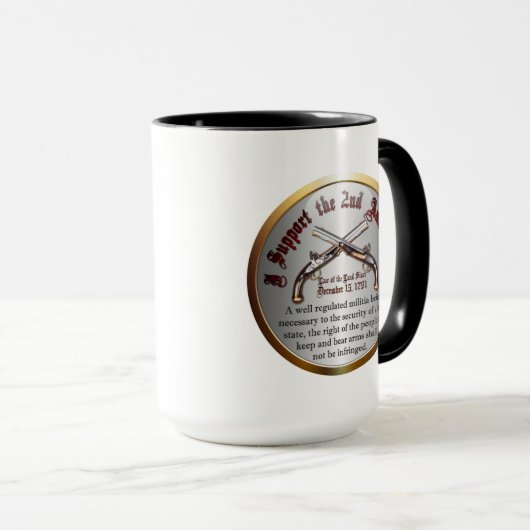 Waarschuwingsschot - 2e wijziging mok (Voorkant rechts)