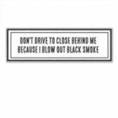 WAARSCHUWINGSSIGN STICKER (Voorkant)