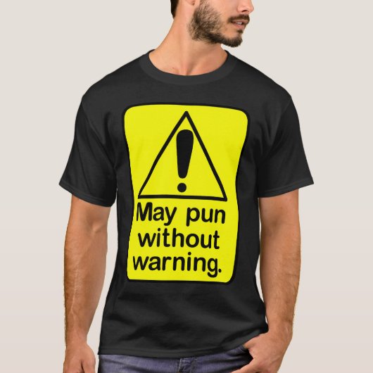 Waarschuwingssignaal afgeven t-shirt (Voorkant)