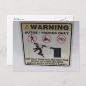 Waarschuwingssignaal Briefkaart (Voorkant / Achterkant)