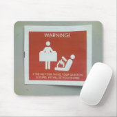 Waarschuwingssignaal Muismat (Met muis)