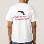 Waarschuwingssignaal T-shirt (Achterkant)
