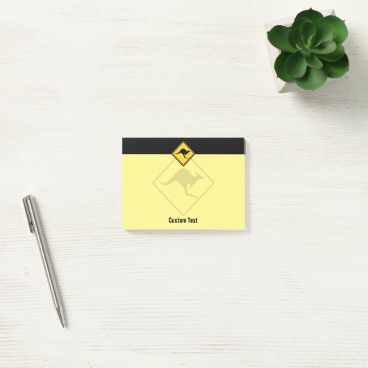 Waarschuwingssignaal voor kangoeroe post-it® notes (Kantoor)