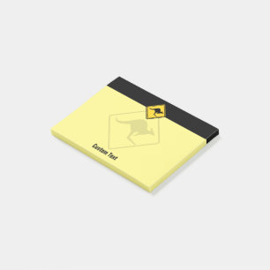 Waarschuwingssignaal voor kangoeroe post-it® notes