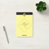 Waarschuwingssignaal voor kangoeroe post-it® notes (Kantoor)