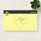 Waarschuwingssignaal voor kangoeroe post-it® notes (Kantoor)