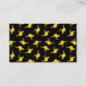 Waarschuwingssignaal voor kangoeroe visitekaartje (Achterkant)