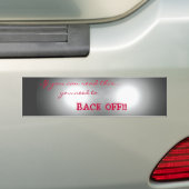 Waarschuwingssignaal voor trappen bumpersticker (Op auto)
