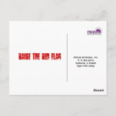 Waarschuwingssignaalkaart Briefkaart (Achterkant)