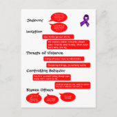 Waarschuwingssignaalkaart Briefkaart (Voorkant)