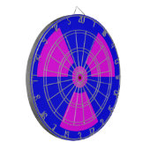 Waarschuwingssymbool voor straling dartbord (Voorkant Links)