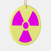 Waarschuwingssymbool voor straling keramisch ornament (Rechts)