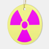 Waarschuwingssymbool voor straling keramisch ornament (Links)