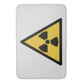 Waarschuwingssymbool voor straling (radioactief ge badmat (Voorkant Verticaal)