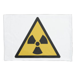 Waarschuwingssymbool voor straling (radioactief ge kussensloop