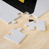 Waarschuwingssymbool voor straling (radioactief ge legpuzzel (Zijkant)