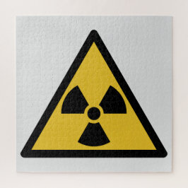 Waarschuwingssymbool voor straling (radioactief ge legpuzzel