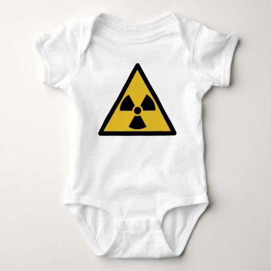 Waarschuwingssymbool voor straling (radioactief ge romper (Voorkant)