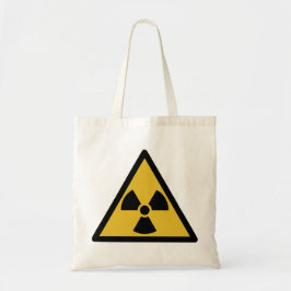Waarschuwingssymbool voor straling (radioactief ge tote bag