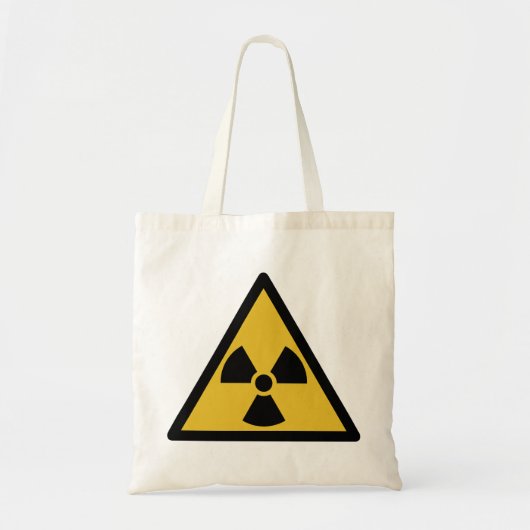 Waarschuwingssymbool voor straling (radioactief ge tote bag (Voorkant)