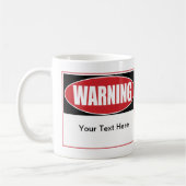 waarschuwingsteken koffiemok (Links)