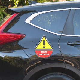(waarschuwingsteken) Nieuw stuurprogramma Sticker
