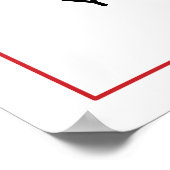  waarschuwingsteken poster (Hoek)