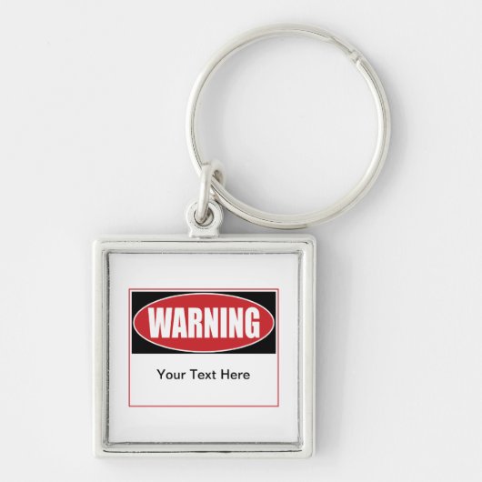  waarschuwingsteken sleutelhanger (Voorkant)
