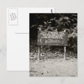 Waarschuwingsteken voor vastklemmen briefkaart (Voorkant / Achterkant)