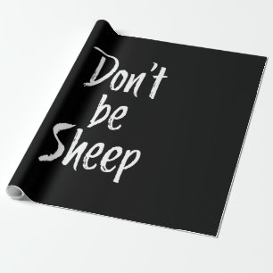 waarvan be sheep   Humor Quotes About Sheep Gift Cadeaupapier