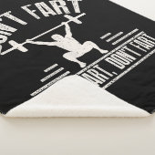 Waarvan Fart Funny Ness Gym Workout Weights Squat Sherpa Deken (3/4)