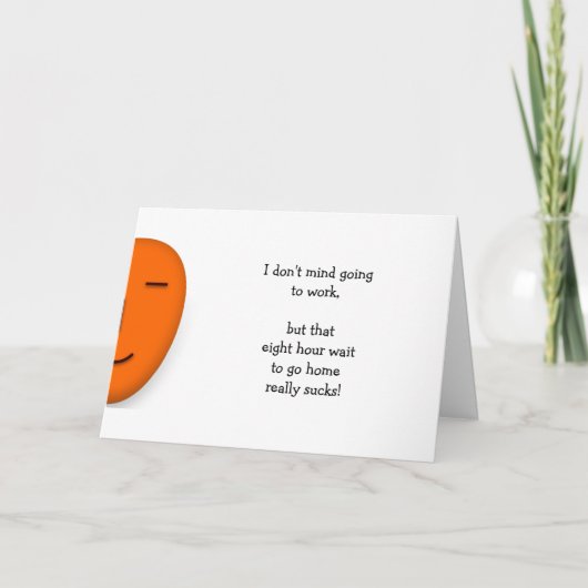 Waarvan: Mind Going To Work Funny Office New Job H Kaart (Voorkant)