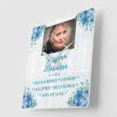 "Waarvan oma gemaakt is"   Vierkante Klok (Hoek)