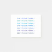 waarvan tell me to smile post-it® notes (Voorkant)