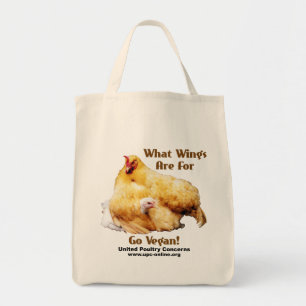 waarvoor wings - go Vegan Tote Bag