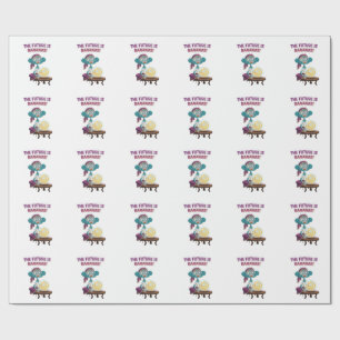 Waarzeggende aap cadeaupapier
