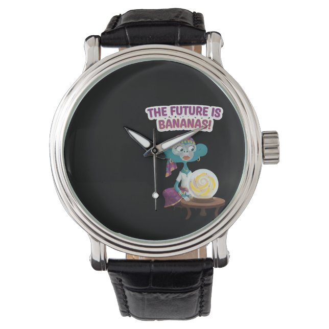Waarzeggende aap horloge (Voorkant)