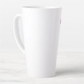 Waarzeggende aap latte mok (Linkerhoek)