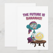 Waarzegger aap kaart (Voorkant / Achterkant)