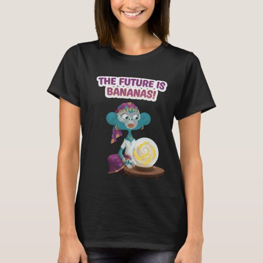 Waarzegger aap t-shirt (Voorkant)