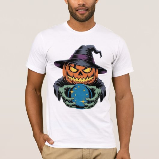 Waarzegger Jack Halloween T-shirt (Voorkant)