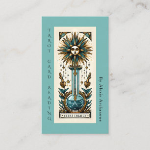 Waarzeggerij Tarotkaart Lezers Visitekaartje