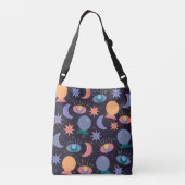 waarzeggerspatroon crossbody tas (Achterkant)