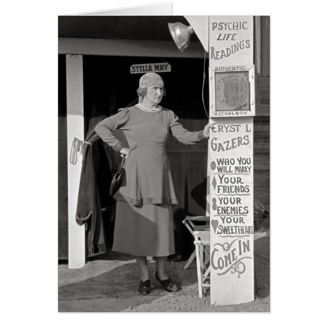 Waarzegster, 1938 (Voorkant)