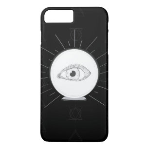 Waarzegster Oog Ziener Esoterische Kristallen Bol iPhone 8/7 Plus Hoesje