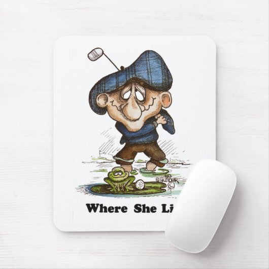 WaarZijLies10 Muismat (Met muis)