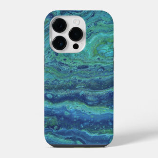 Wabash 3 Cool Blauw Groene Abstracte Hoesje voor T iPhone 14 Plus Hoesje
