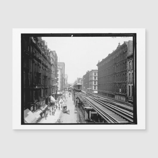 Wabash Ave., N. uit Adams St., Chicago (Voorkant)
